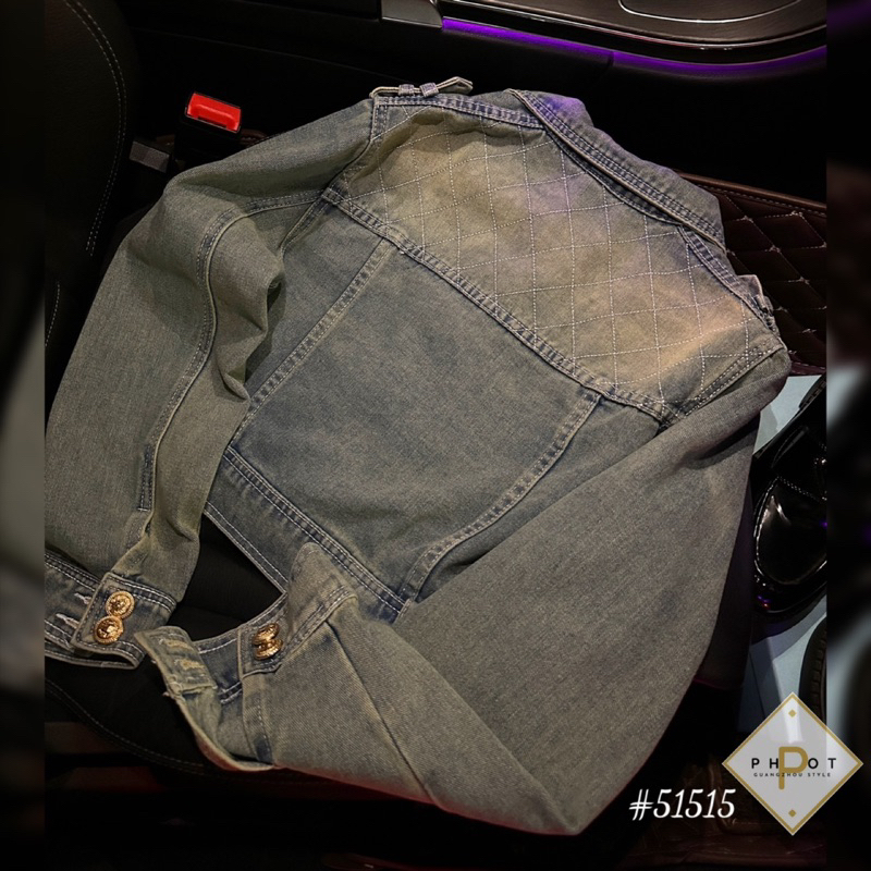 Áo khoác jean lửng siêu hot qcl1