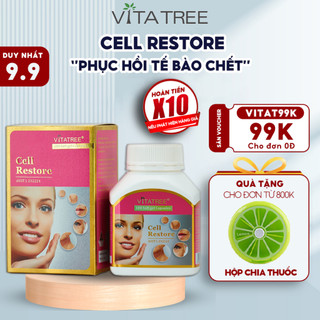 Phục hồi tế bào gốc Vitatree Cell Restore 100 Viên giúp trẻ hoá làn da