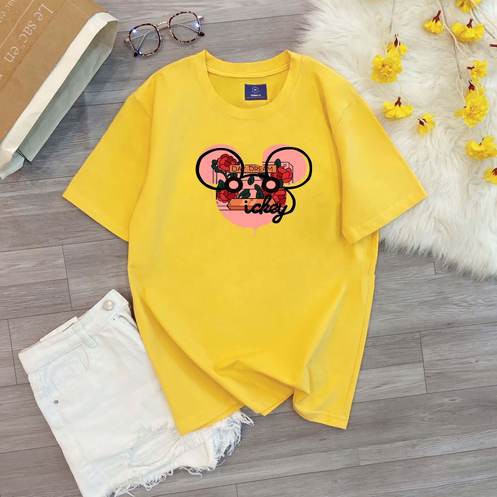 Áo phông thiết kế MICKEY DREAM trẻ trung hiện đại năng động DORRIS N