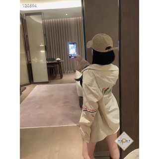 Sơ mi Thom đính đá form rộng qcl1