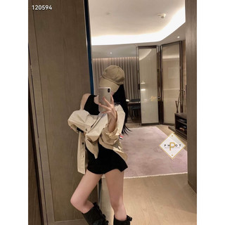 Sơ mi Thom đính đá form rộng qcl1
