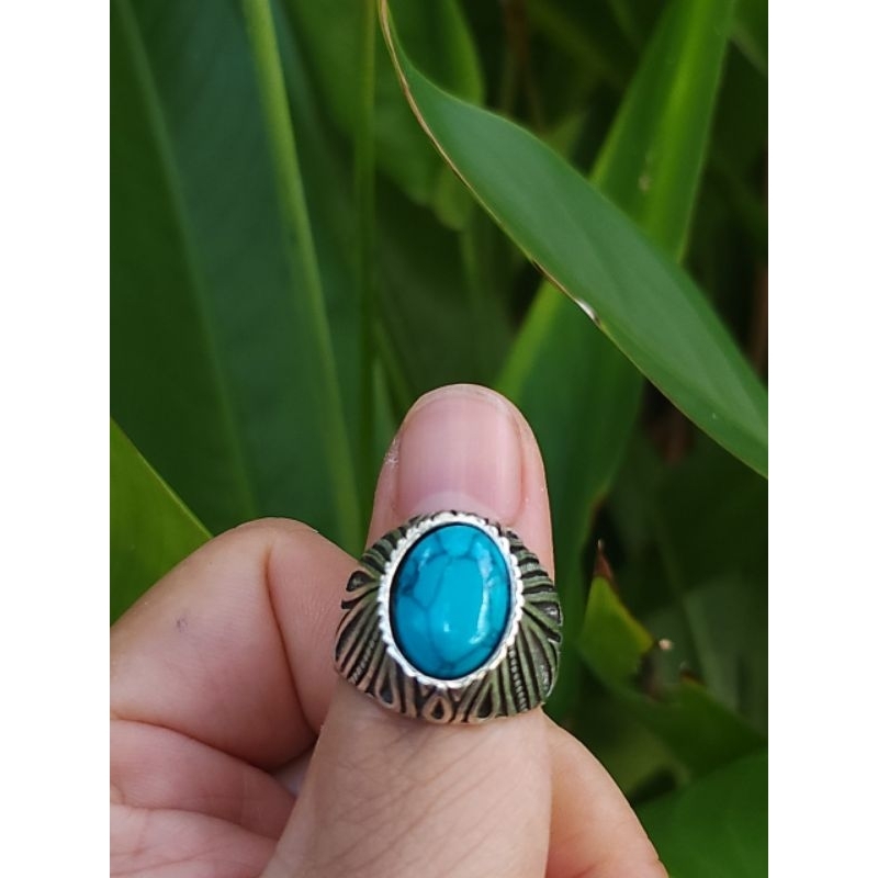 Nhẫn đá lam si Nhật.