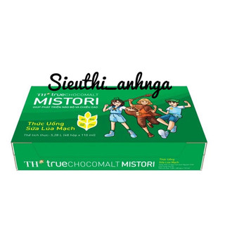 Thùng 48 hộp thức uống sữa lúa mạch TH True Chocomalt Mistori 110ml