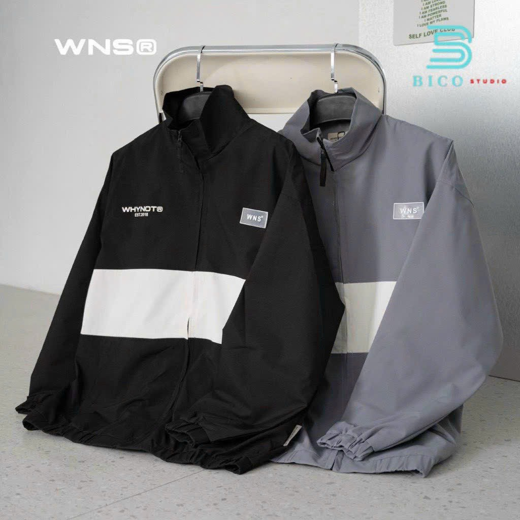 Áo khoác dù WHYNOT 2 lớp Unisex,Áo khoác gió nam nữ 2 lớp dày dặn