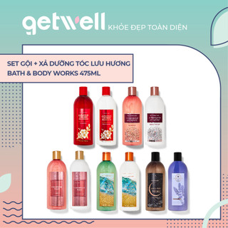 BỘ DẦU GỘI XẢ THƯ GIÃN BATH BODY & WORK AROMATHERAPY 475ML