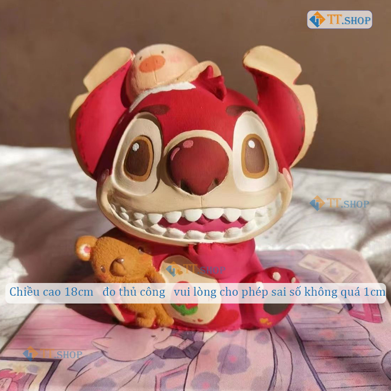 Tượng Thạch Cao  STITCH Siêu Đáng Yêu 4 Phong Cách Bạn có thể lựa chọn