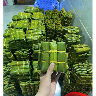 CHẢ BÒ LÁ - CHẢ HE0 LÁ (10 cái) -hoả tốc HCM