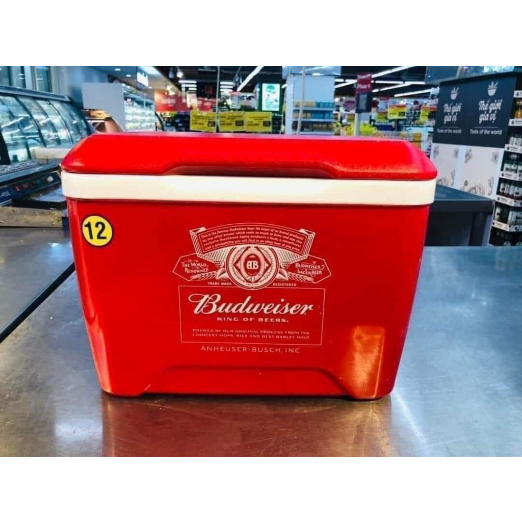Thùng Đá 12l Budweiser cao cấp