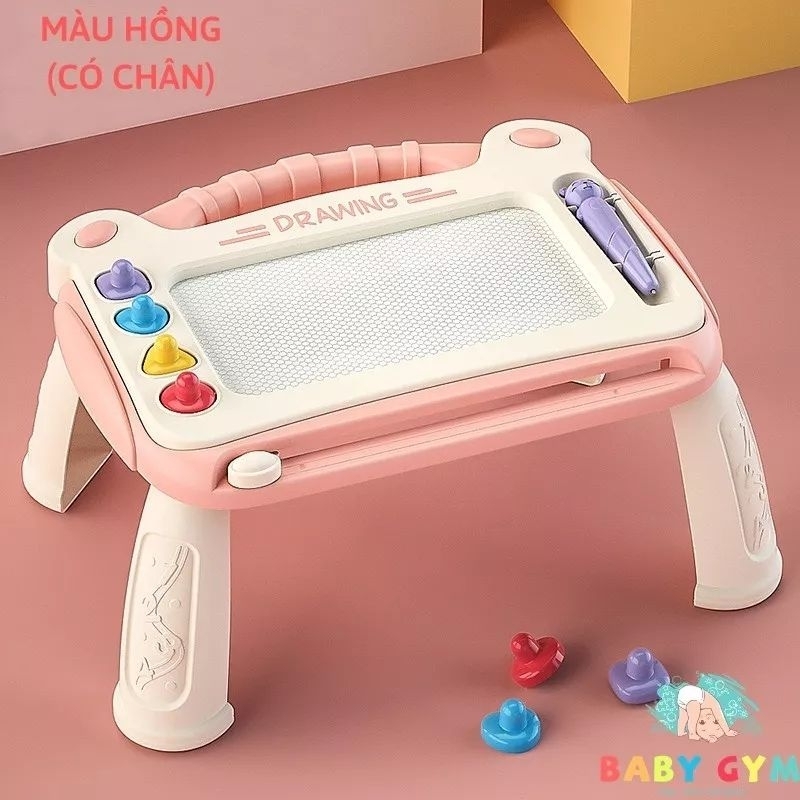 BÀN BẢNG TỰ XOÁ  THÔNG MINH CHO BÉ -CÓ CHÂN TỰ THÁO LẮP -AN TOÀN CHO BÉ