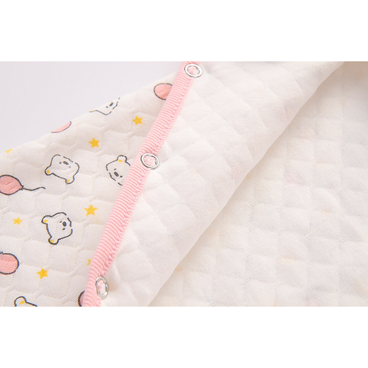 Body chần bông liền quần dài tay mặc thu đông cho bé trai bé gái sơ sinh hàng Quảng Châu Xuất Khẩu