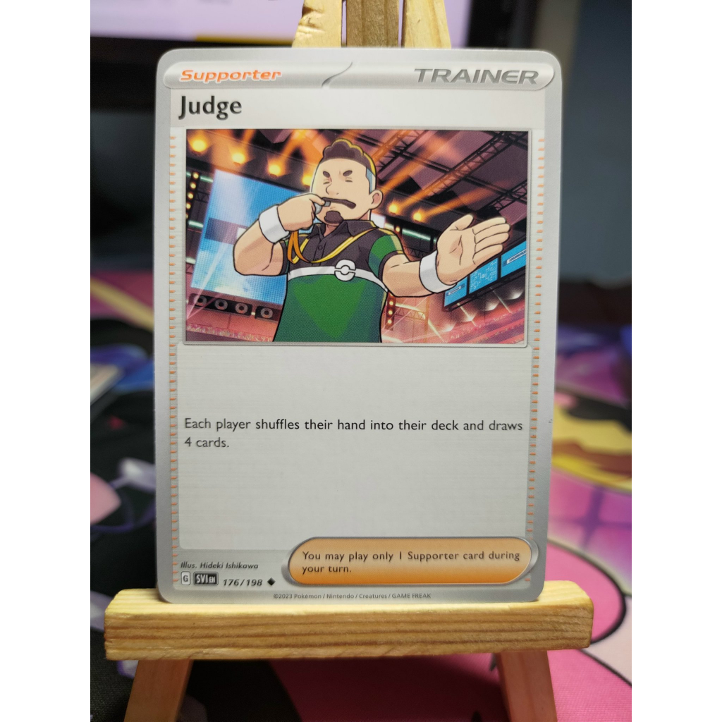 Thẻ Pokemon Judge - 176/198 - Uncommon - SVIEN