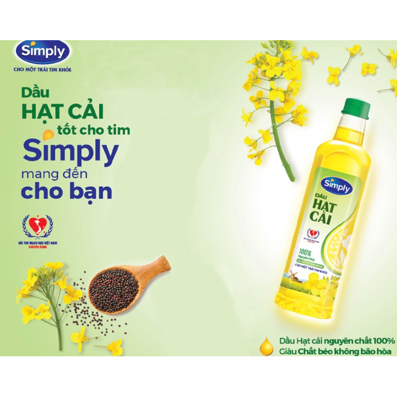 Simply dầu đậu lành SỐ 1 VIỆT NAM