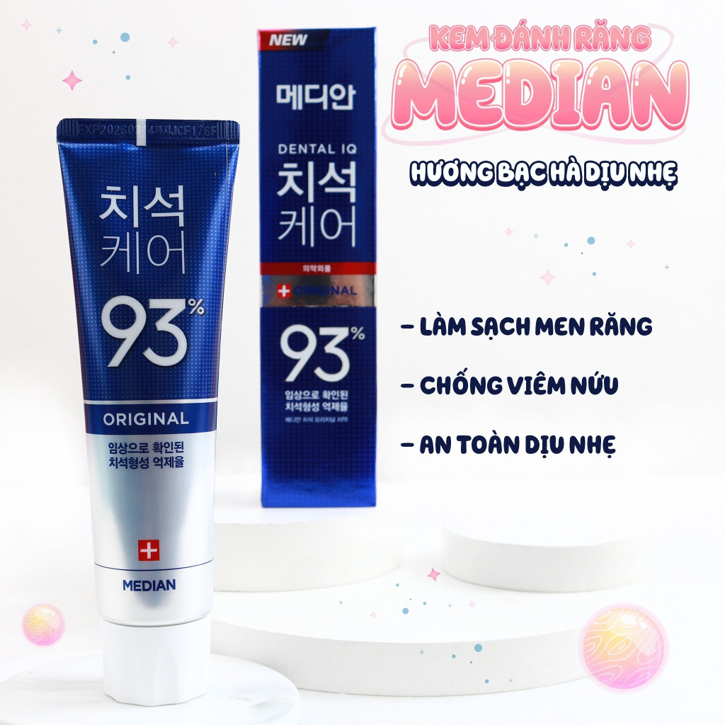 Kem đánh răng Median Dental IQ Orignail 93% 120g