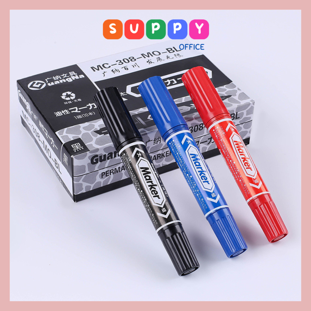 Bút lông dầu 2 đầu to Suppy viết bảng, đánh dấu, tô vẽ