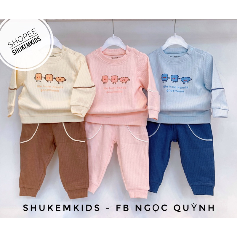 Goodmama - Bộ dài chất dầy thu đông cho bé