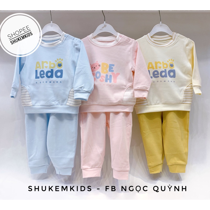 Goodmama - Bộ dài chất dầy thu đông cho bé