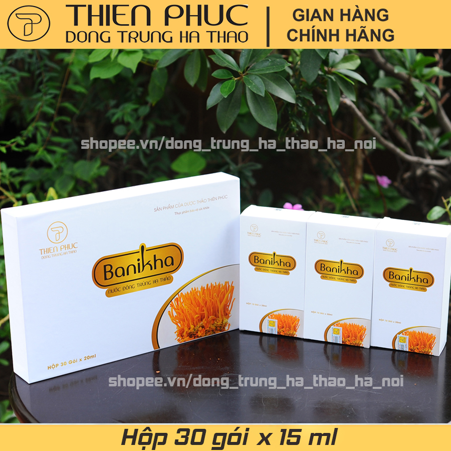Nước đông trùng hạ thảo Banikha Thiên Phúc ( 30 gói x 15ml)