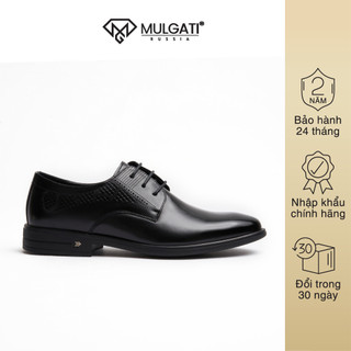 Giày tây nam MULGATI Brogues Derby da bò cao cấp - NW810960