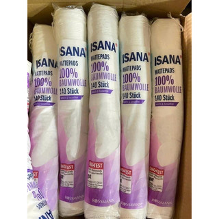 Isana Bông tẩy trang Đức 140m