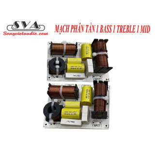 Mạch phân tần 1 bass 1 treble 1 mid - cross 3 way - cặp