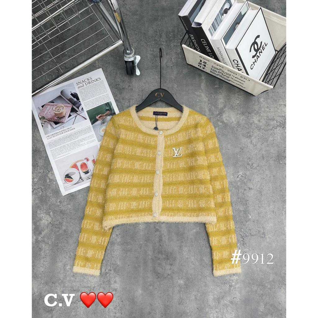 Áo cardigan len crotop hàng QCL1
