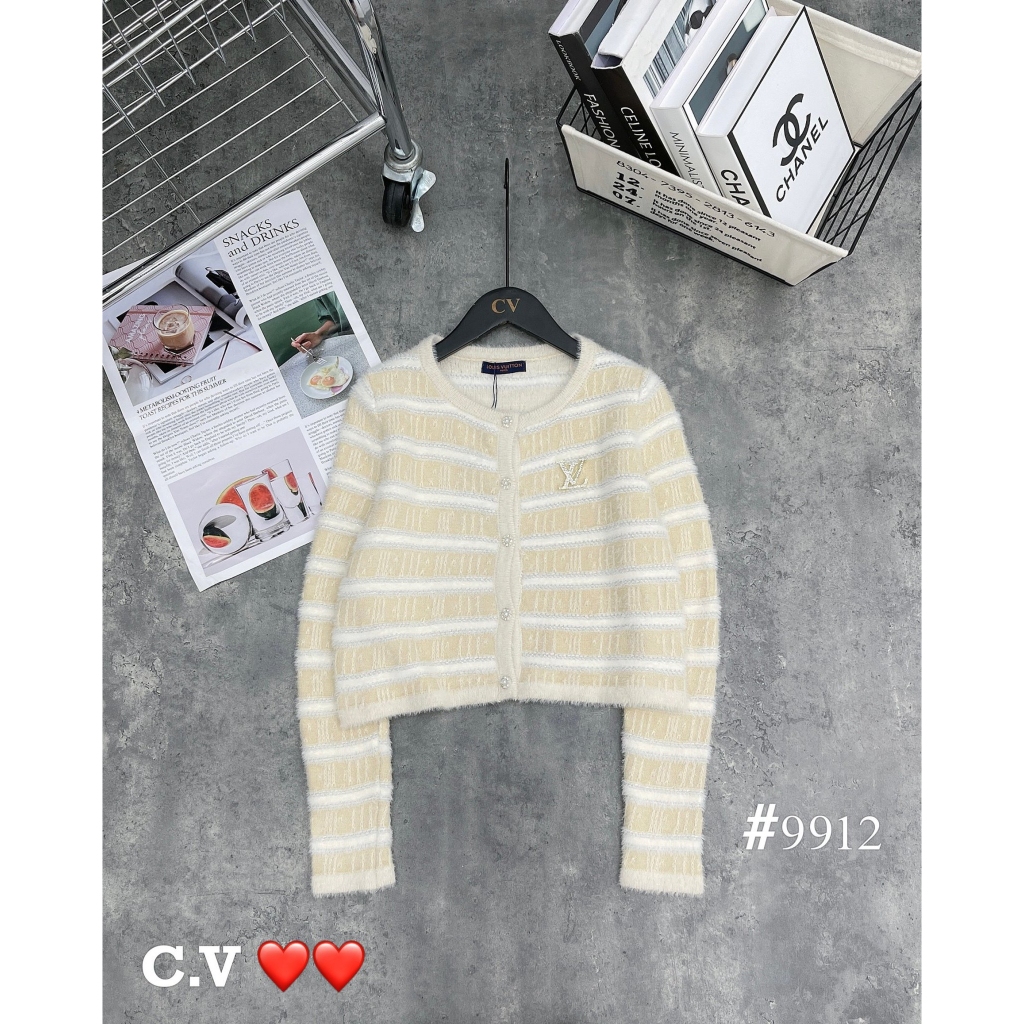 Áo cardigan len crotop hàng QCL1