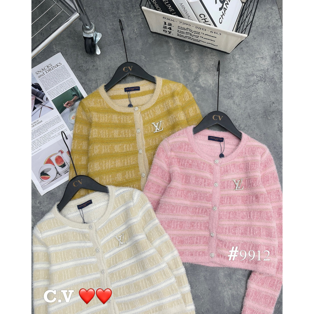 Áo cardigan len crotop hàng QCL1