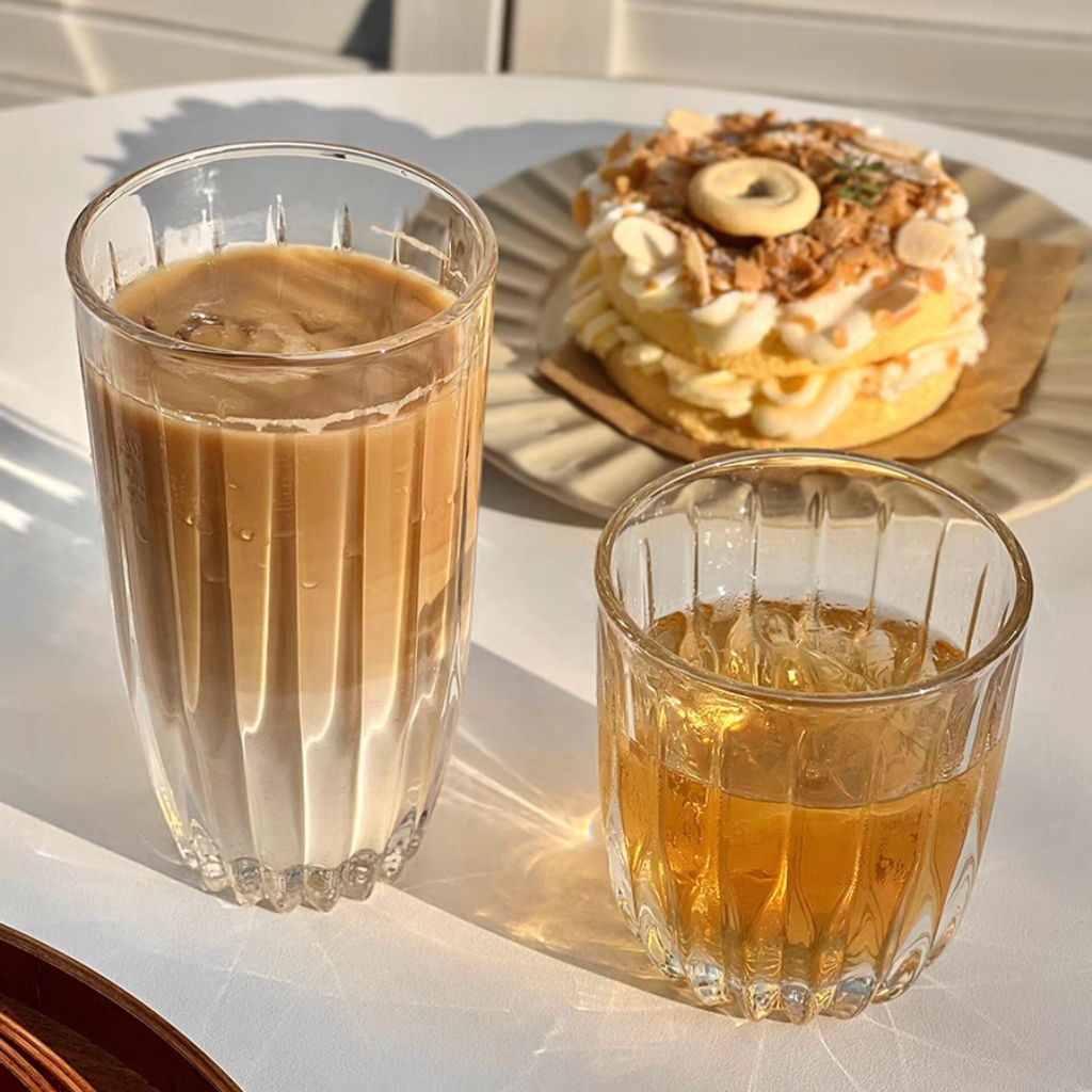 Ly Thủy Tinh Sọc Khía