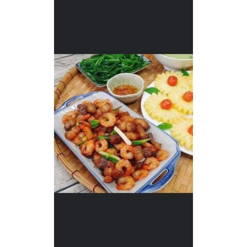 Nõn tôm sắt sạch sạn 81k 1khay 0.5kg