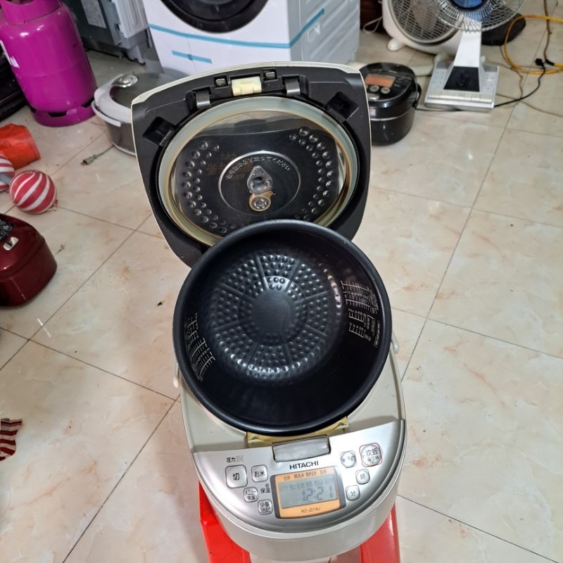 nồi cơm Hitachi 1l8 cao tần áp suất hình thức đẹp xoong đẹp Gioong xanh nhiều chế độ nấu Em đã test mọi chức năng