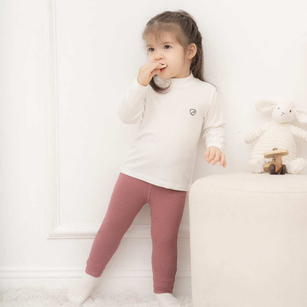 Quần legging BU Baby cho bé chất liệu sợi gỗ sồi Molist BMD410001 | Quần áo BU Baby chính hãng