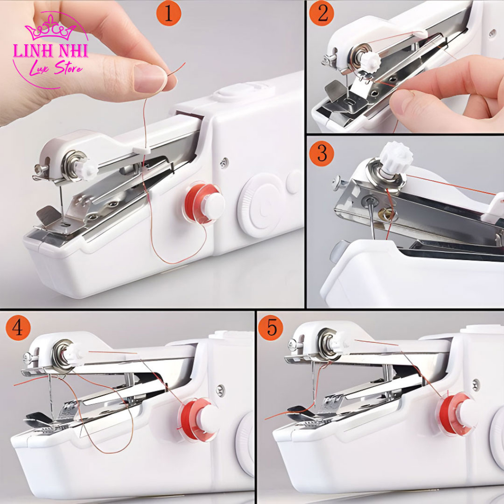 Máy Khâu Cầm Tay Handy Stitch - Máy May Mini Cầm Tay Gia Đình Nhỏ Gọn, Tiện Dụng - Linh Nhi Lux Store