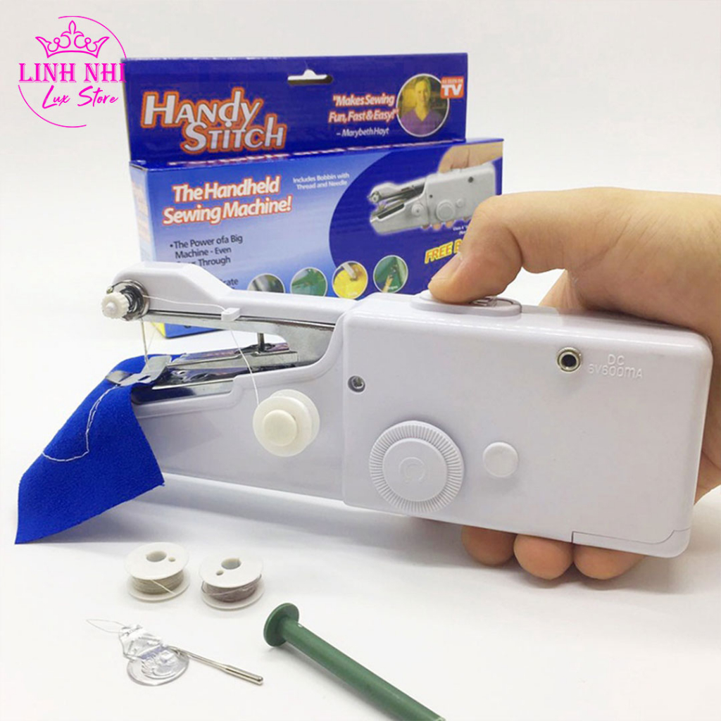 Máy Khâu Cầm Tay Handy Stitch - Máy May Mini Cầm Tay Gia Đình Nhỏ Gọn, Tiện Dụng - Linh Nhi Lux Store