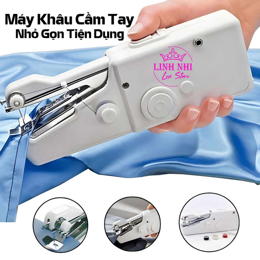 Máy Khâu Cầm Tay Handy Stitch - Máy May Mini Cầm Tay Gia Đình Nhỏ Gọn, Tiện Dụng - Linh Nhi Lux Store