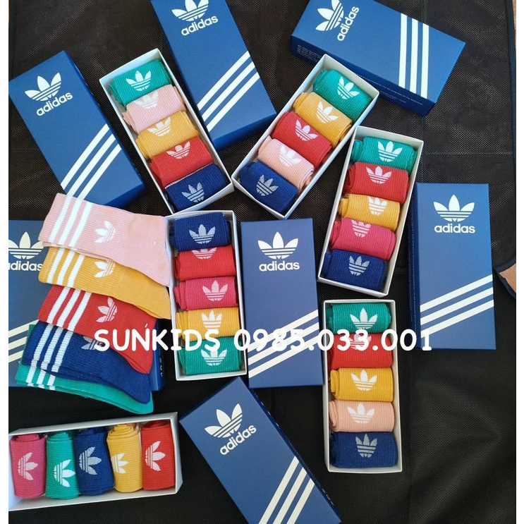 Set 5 đôi tất Das nhiều màu full box