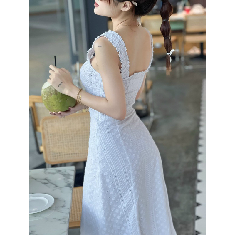 ĐẦM REN 2 DÂY   -  F05001