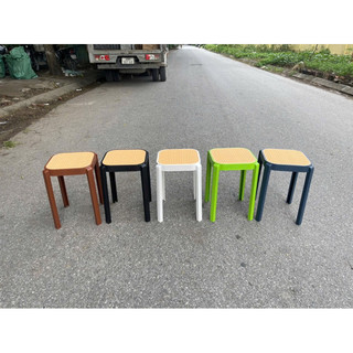 Combo 05 ghế đôn nhựa giả mây