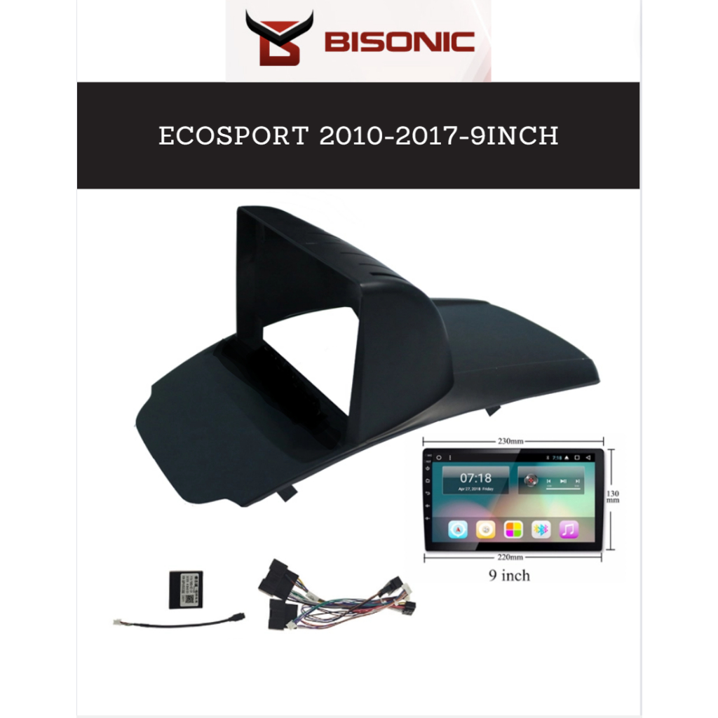Mặt Dưỡng EcoSport 2010-2017 -9inch+canbus