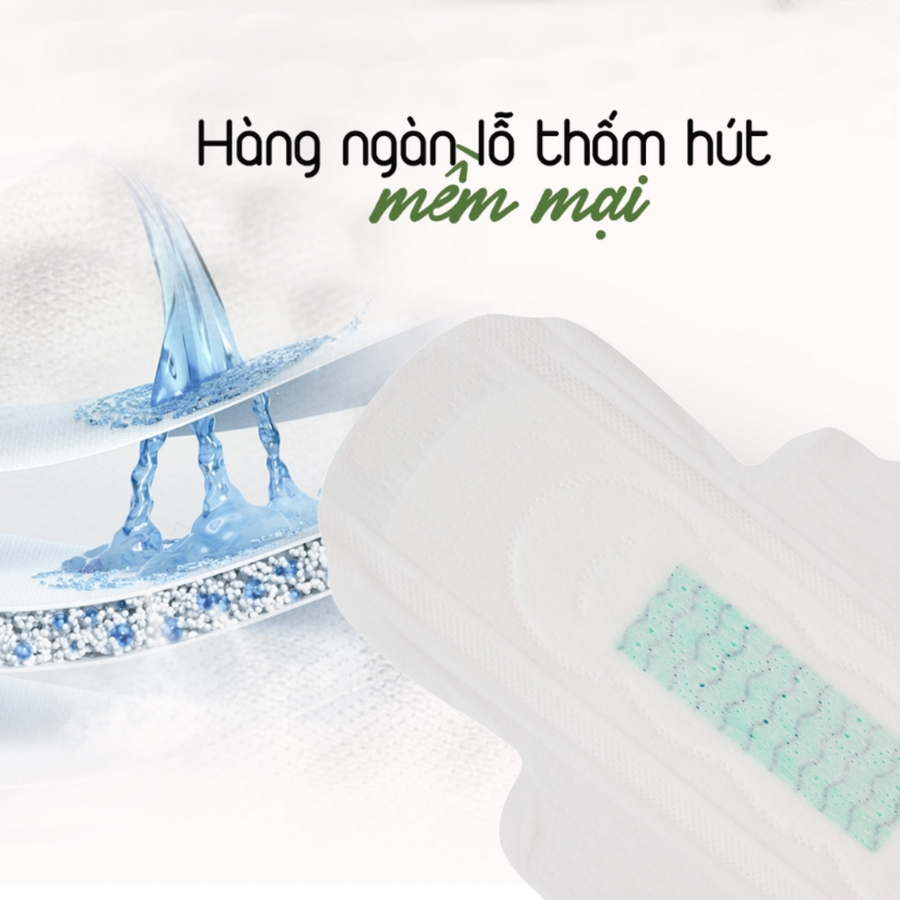 Băng vệ sinh ban ngày Yeonchi Premium có cánh 245mm Hàn Quốc siêu thấm siêu mỏng 0.1cm