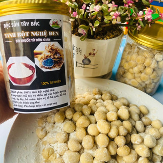 Viên tinh bột nghệ đen mật ong rừng được bào chế từ tinh bột nghệ đen nguyên chất, mật ong khoái rừng Tây Bắc