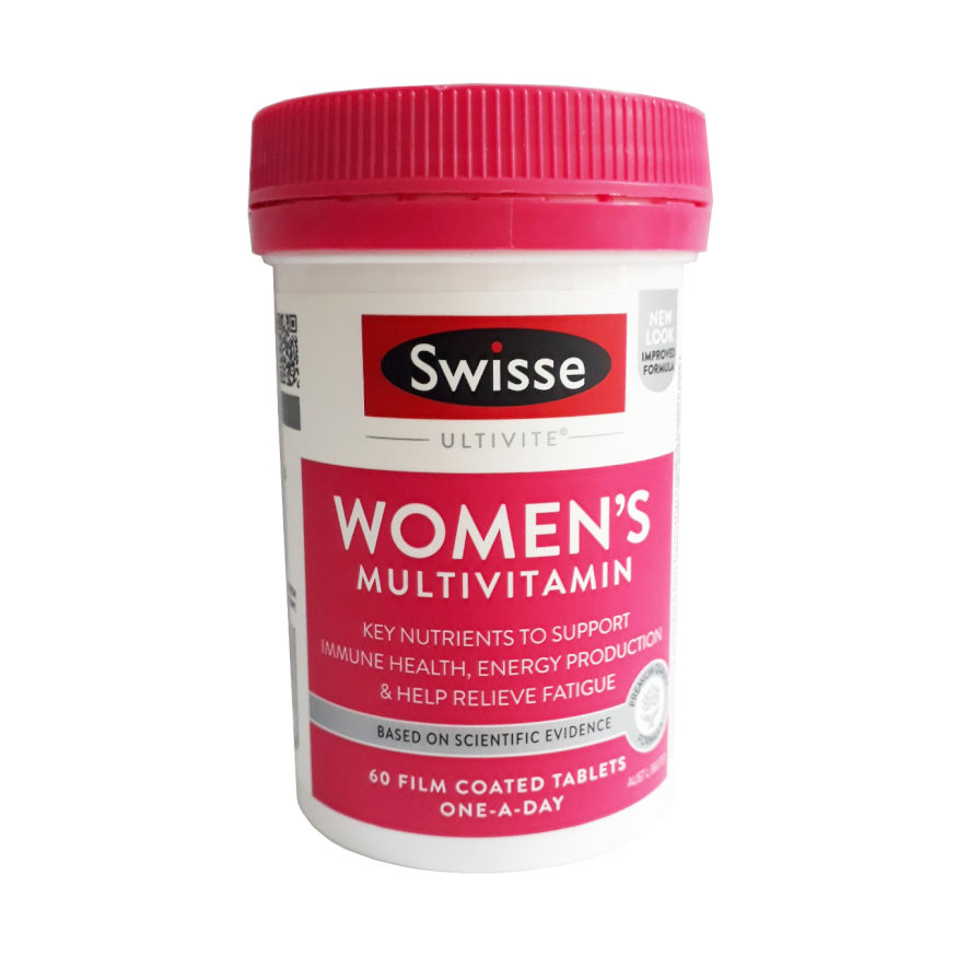 Viên Uống Vitamin Cho Nam và nữ Swisse Ultivite Multivitamin - Men's Multivitamin , Women Multivitamin  Nội Địa Úc