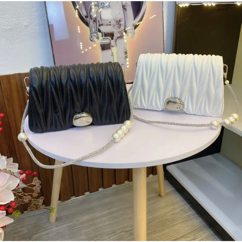 Túi nữ đeo vai đeo chéo quai đá khóa chũng - T44