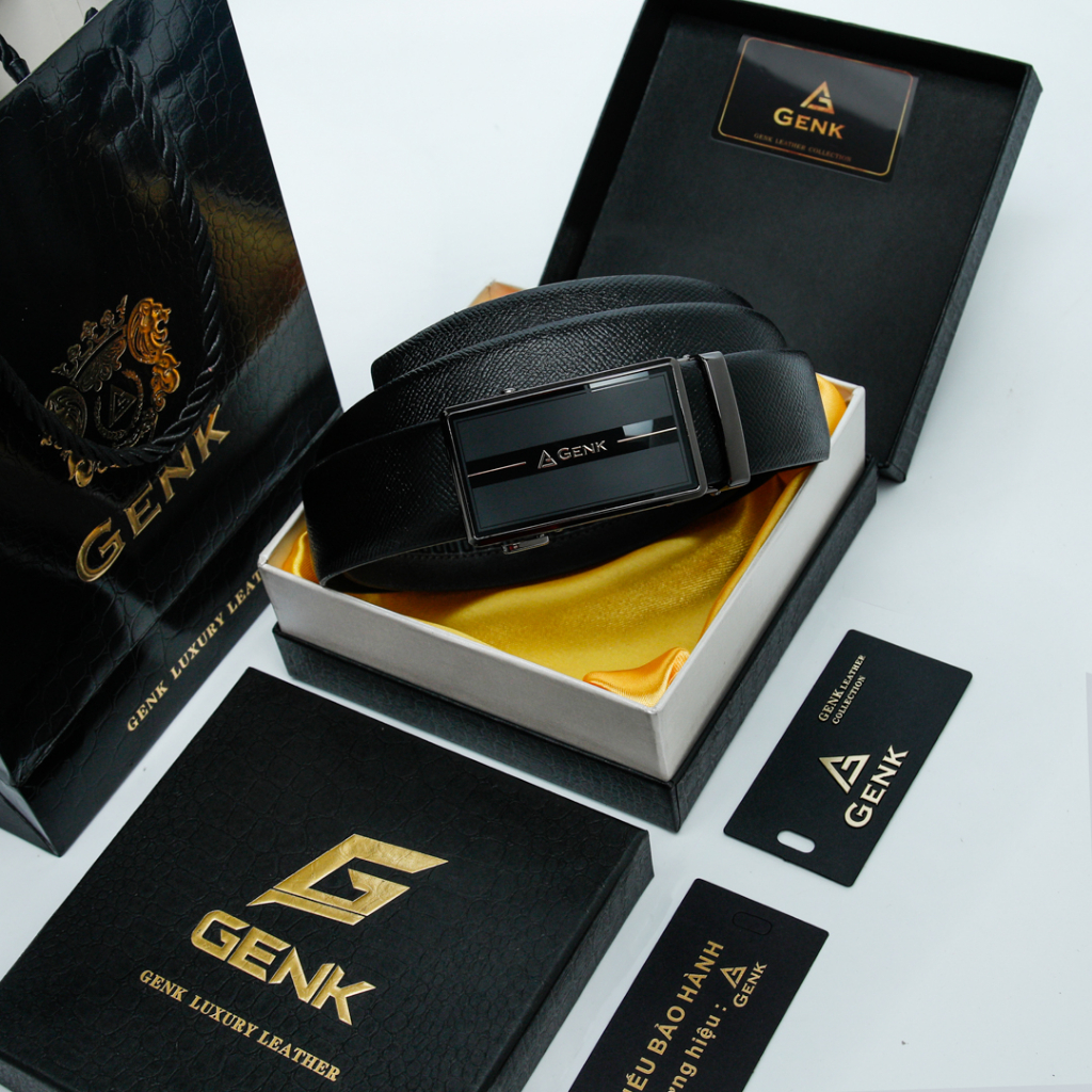 Thắt Lưng Dây Nịt Nam Da Luxury Thương Hiệu Genk-GDLux02