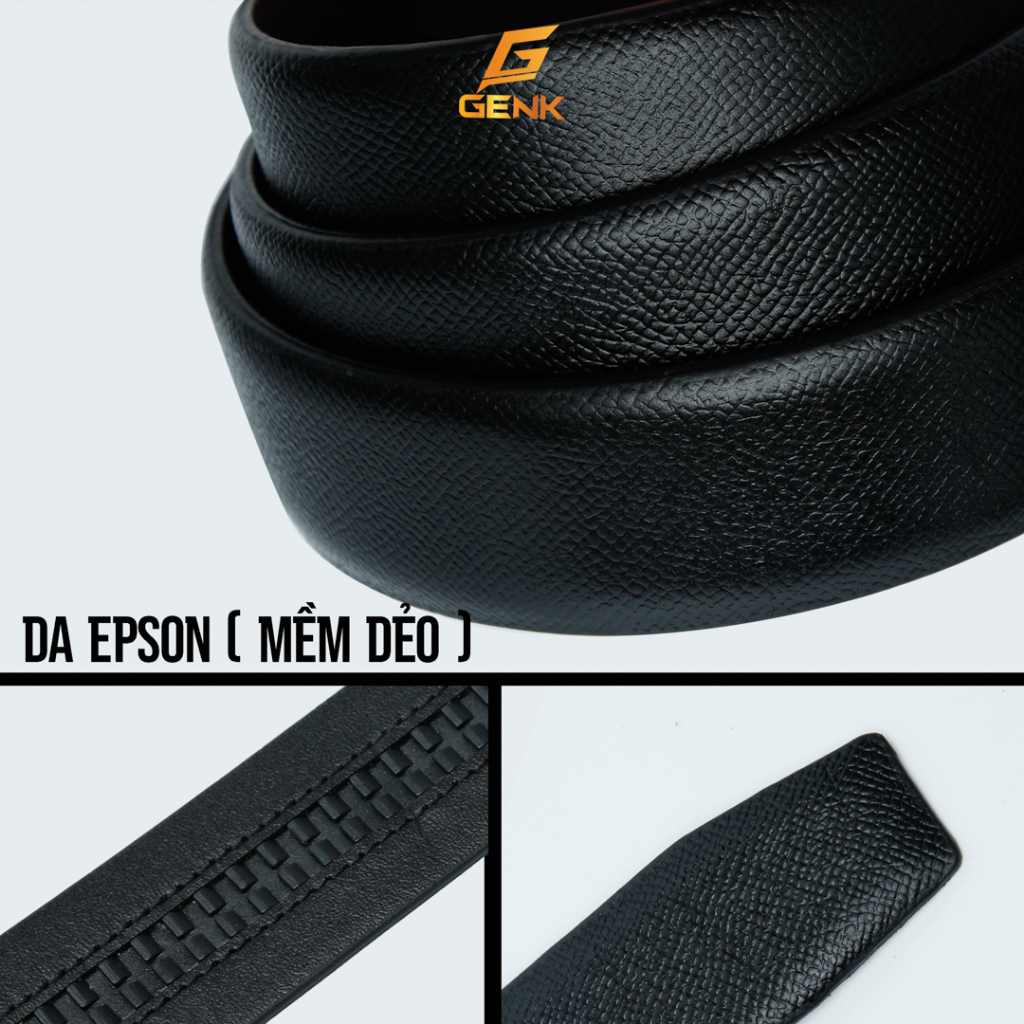 Thắt Lưng Dây Nịt Nam Da Luxury Thương Hiệu Genk-GDLux02
