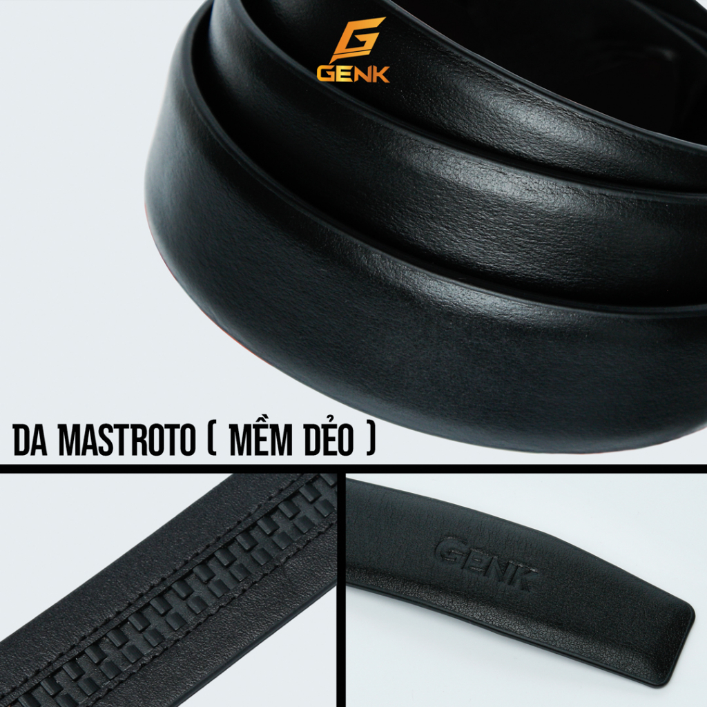 Thắt Lưng Dây Nịt Nam Da Luxury Thương Hiệu Genk-GDLux02