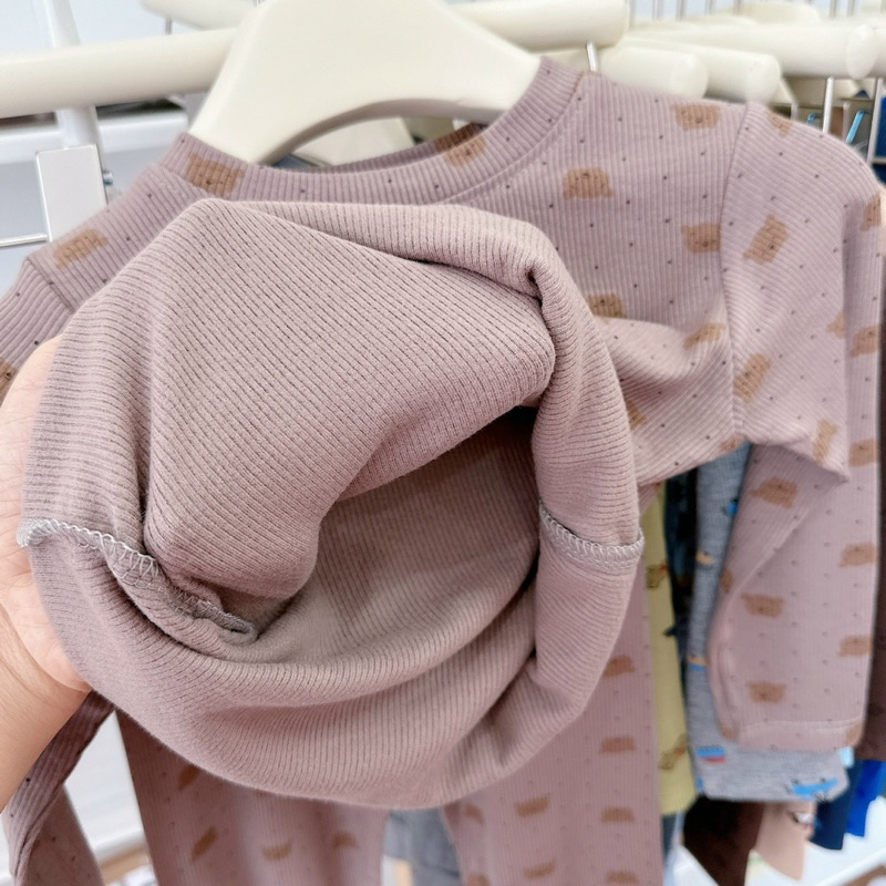 SET 3 BỘ TĂM NỈ XUẤT DƯ CHO BÉ