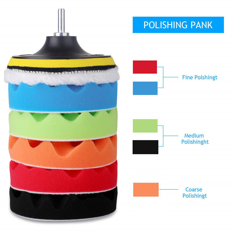 BỘ PHỚT ĐÁNH BÓNG Ô TÔ XE HƠI MÁY ĐÁNH BÓNG MÚT ĐÁNH BÓNG ĐẦU ĐÁNH BÓNG GẮN MÁY KHOAN ĐIỆN CẦM TAY