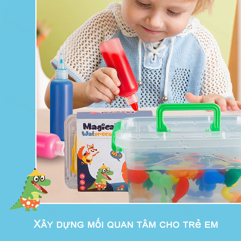 Đồ Chơi Tạo Hình Nước Biển Trẻ Em Diy Magic Water Toy Handmade 3d Water Painting Package Đồ Chơi Trẻ Em Giáo Dục