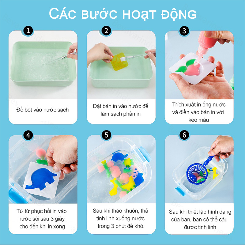 Đồ Chơi Tạo Hình Nước Biển Trẻ Em Diy Magic Water Toy Handmade 3d Water Painting Package Đồ Chơi Trẻ Em Giáo Dục