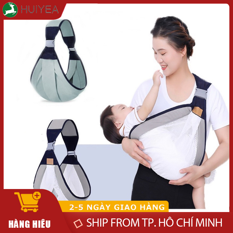 Đai Địu Em Bé Phía Trước Ngang Hông Siêu Nhẹ